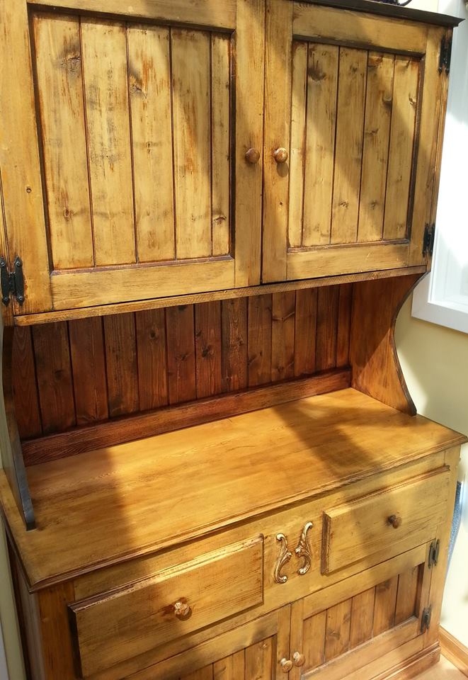 Custom Rustic Country Hutch